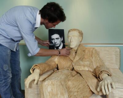 Per Al Pacino una scultura con 117 mila fiammiferi