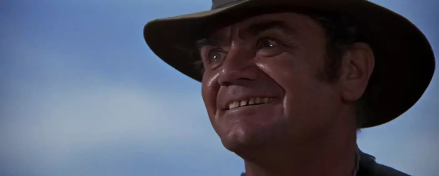 Il mucchio selvaggio, 1969, Sam Peckinpah, Ernest Borgnine sorriso