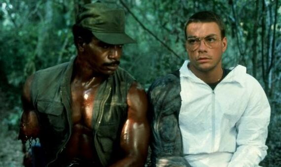 Jean-Claude Van Damme col costume originale di Predator