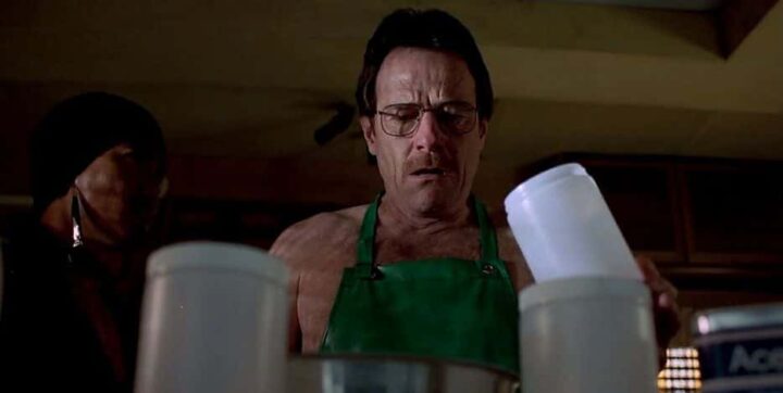 Breaking Bad, Vince Gilligan, Bryan Cranston, Walter White, sostanze chimiche - Una scena di Breaking Bad - Dove sono ambientate le serie tv americane