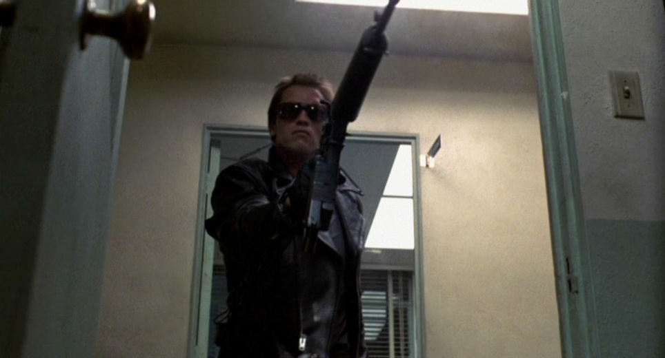 Terminator frasi, citazioni e dialoghi di James Cameron, con Arnold Schwarzenegger, Michael Biehn 