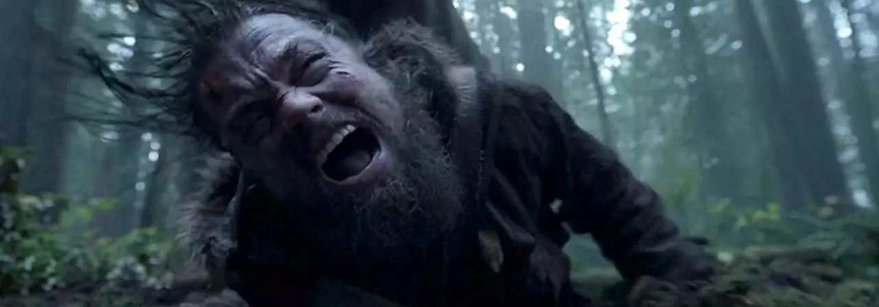 L'orso di Revenant - Redivivo con cui combatte DiCaprio, 2015, Alejandro González Iñárritu, Leonardo DiCaprio, orso