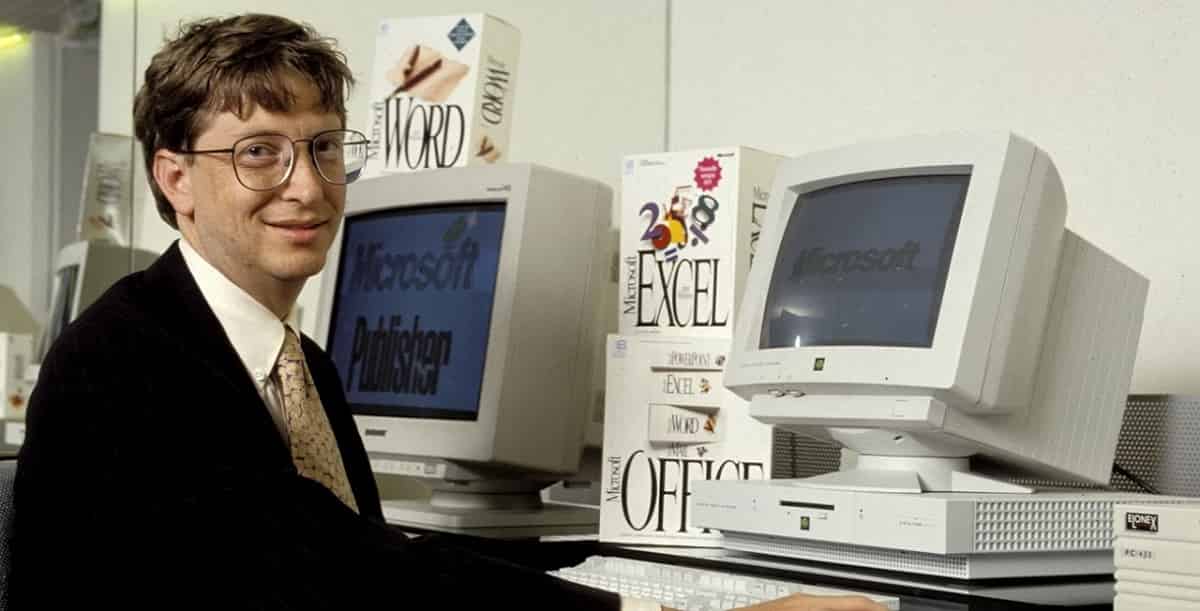 Bill Gates giovane, pc, computer