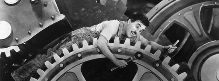 Charlie Chaplin tempi moderni Modern Times. Le più belle frasi sul cinema