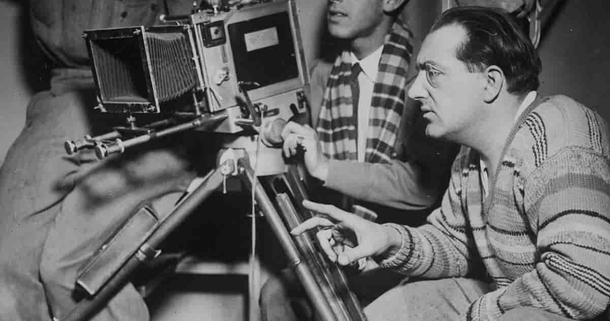Fritz Lang, set, cinepresa