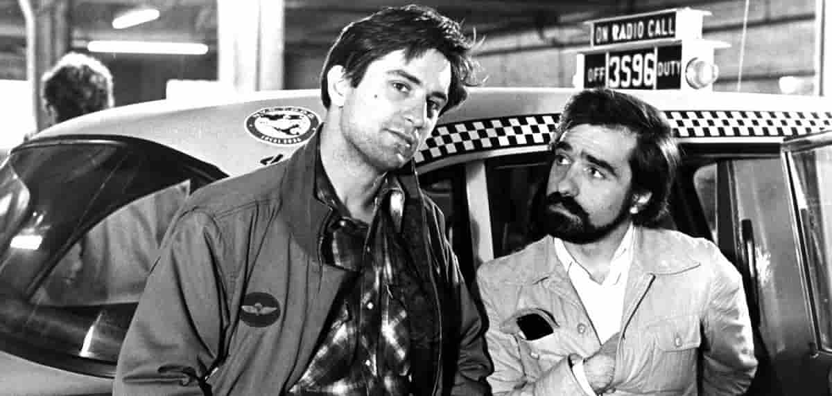 Robert De Niro, Martin Scorsese, set, Taxi driver