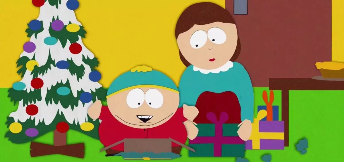 South Park, Eric Cartman, madre, regalo, albero natale