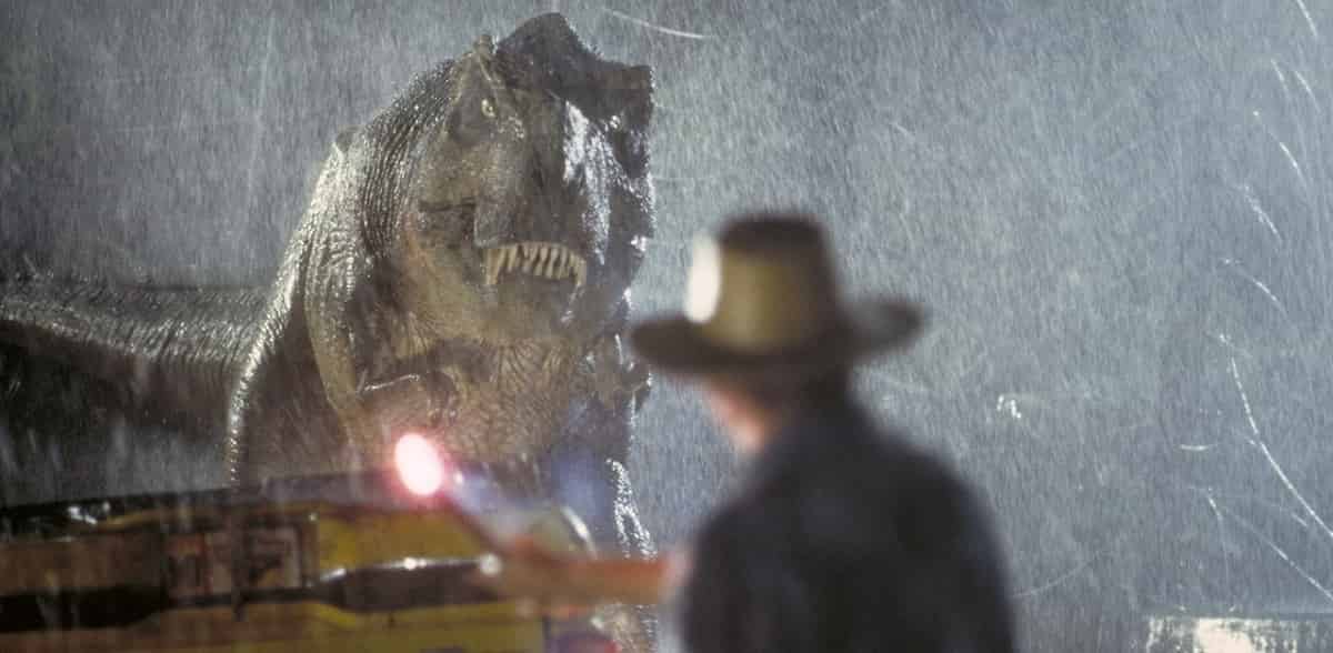 Jurassic Park, 1993, Steven Spielberg, Tyrannosaurus rex, Sam Neill, Alan Grant