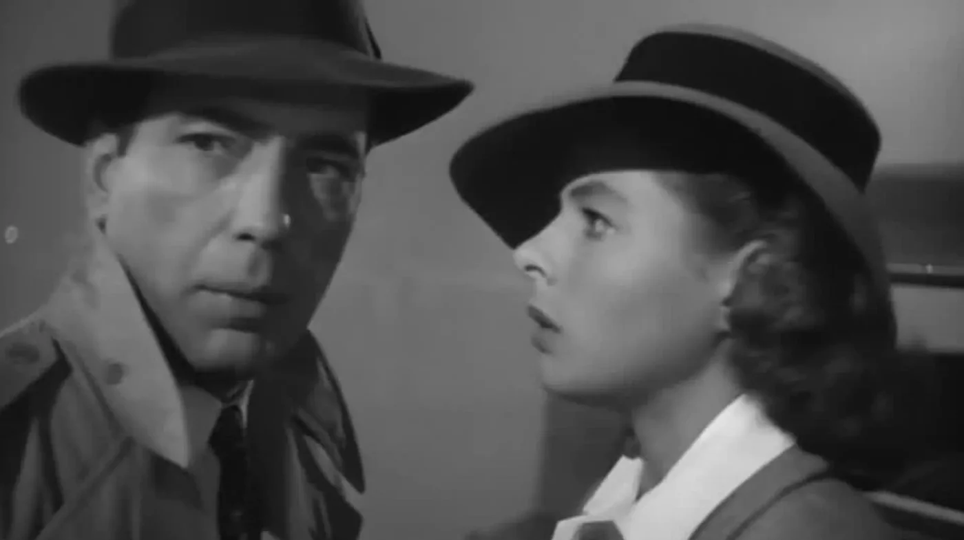 Migliori frasi sull'amicizia tratte dai film. Casablanca, 1942, Michael Curtiz, Humphrey Bogart, Ingrid Bergman