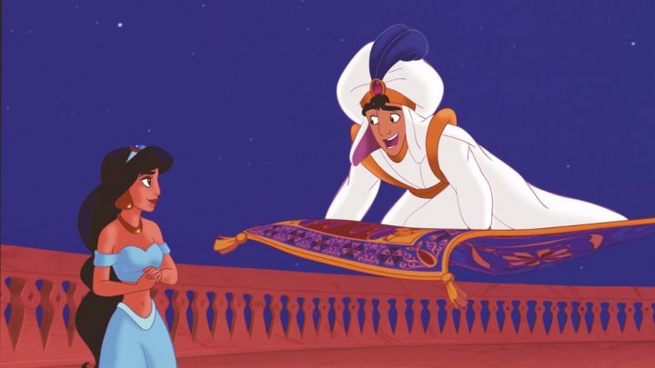Velocità del tappeto volante di Aladdin
