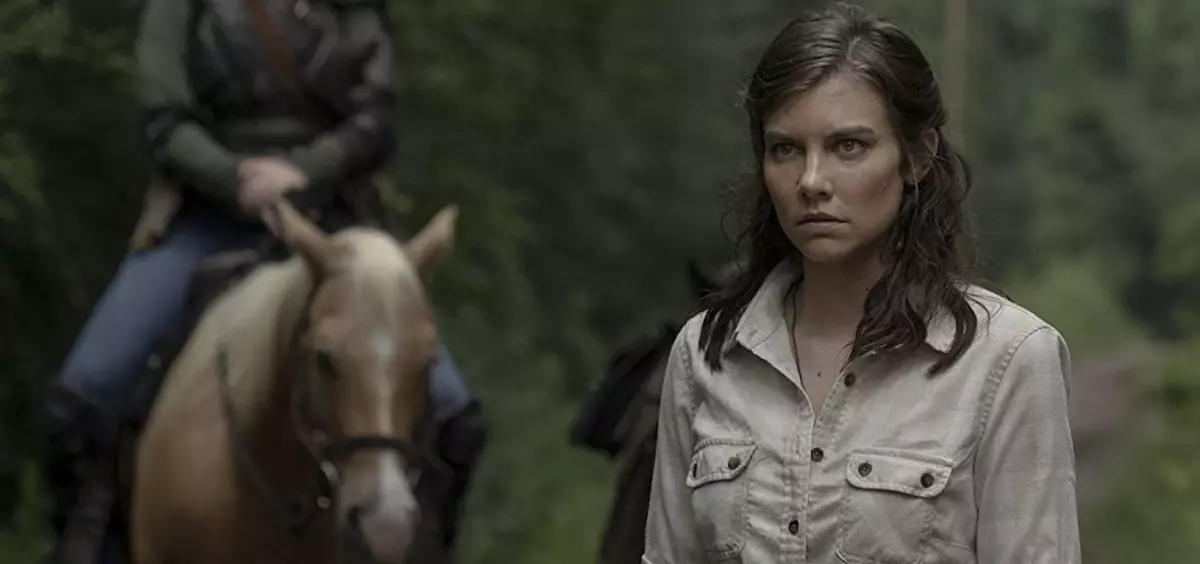 L'errore in The Walking Dead, Maggie Greene, Lauren Cohan, cavallo