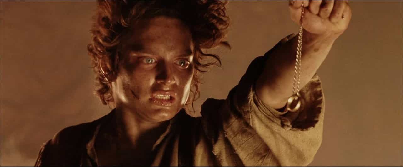 Il Signore degli Anelli - Il ritorno del re, 2003, Peter Jackson, Elijah Wood, Frodo Baggins, anello, Monte Fato