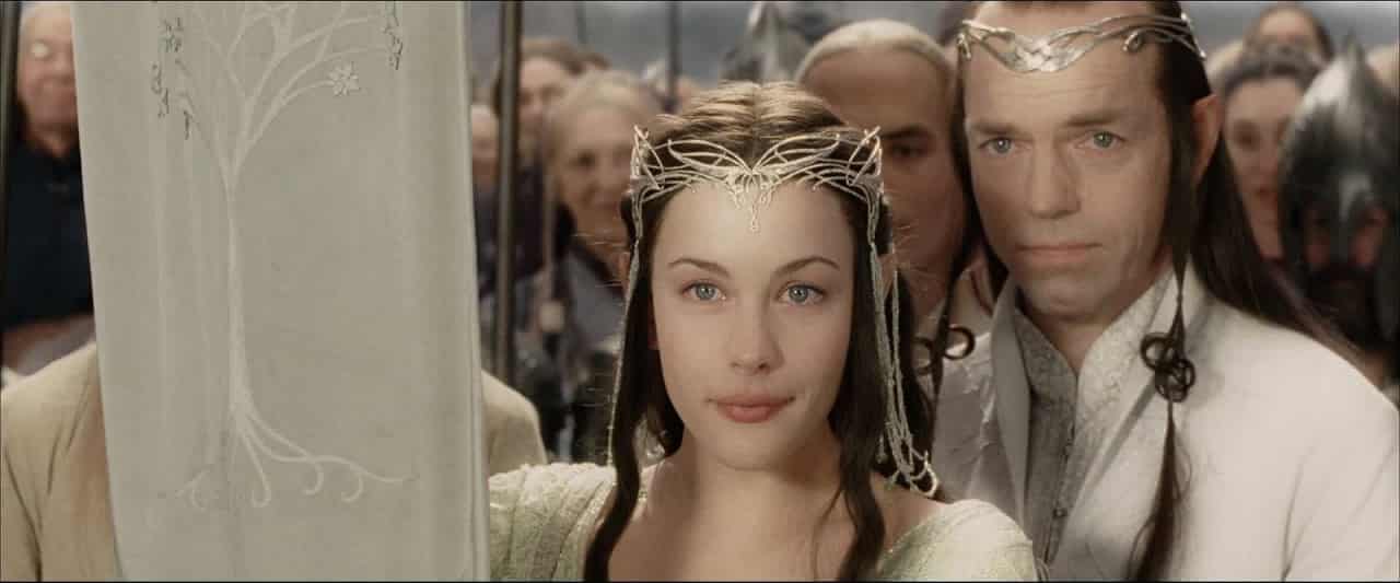 Il Signore degli Anelli - Il ritorno del re frasi e dialoghi, 2003, Peter Jackson, Hugo Weaving, Elrond, Liv Tyler, Arwen, matrimonio