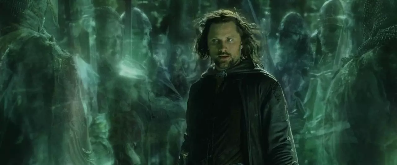 Il Signore degli Anelli - Il ritorno del re frasi e dialoghi, 2003, Peter Jackson, Viggo Mortensen, Aragorn, esercito dei morti