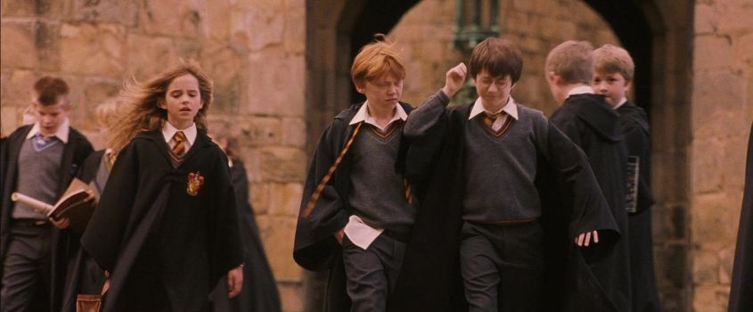Harry Potter e la pietra filosofale frasi, citazioni e dialoghi di Chris Columbus con Daniel Radcliffe, Rupert Grint, Emma Watson, maghetti