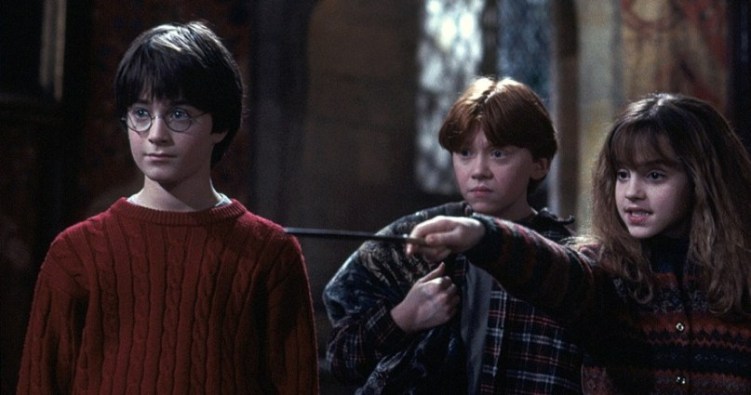 Harry Potter e la pietra filosofale frasi, citazioni e dialoghi di Chris Columbus con Daniel Radcliffe, Rupert Grint, Emma Watson, Hermione