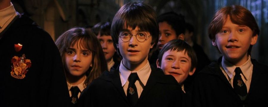Harry Potter e la pietra filosofale citazioni e dialoghi di Chris Columbus con Daniel Radcliffe, Rupert Grint, Emma Watson, cast