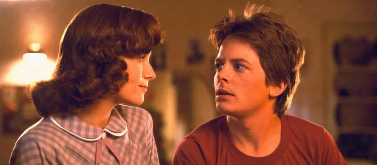 Ritorno al futuro, 1985, Robert Zemeckis, Michael J. Fox, Marty McFly, Lea Thompson, Lorraine Baines