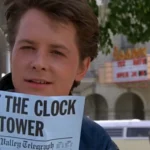 Ritorno al futuro, 1985, Robert Zemeckis, Michael J. Fox, Marty McFly, save the clock tower