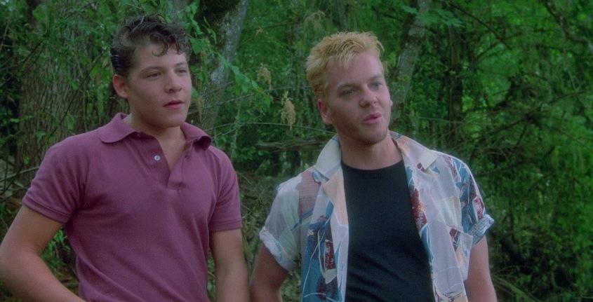 Stand by Me - Ricordo di un'estate citazioni e dialoghi, di Rob Reiner, con Kiefer Sutherland, camicia