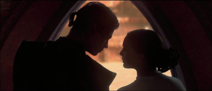 Star Wars Episodio II - L'attacco dei cloni citazioni e dialoghi di George Lucas, con Hayden Christensen, Natalie Portman, Anakin Skywalker, Padmé Amidala, arena, prigionieri