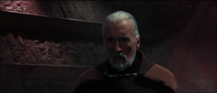 Star Wars Episodio II - L'attacco dei cloni citazioni e dialoghi di George Lucas, Christopher Lee, Conte Dooku, Sith