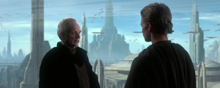 Star Wars Episodio II - L'attacco dei cloni citazioni e dialoghi di George Lucas, con Ian McDiarmid, Palpatine , Anakin
