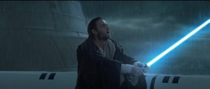 Star Wars Episodio II - L'attacco dei cloni citazioni e dialoghi, Ewan McGregor, Obi-Wan Kenobi, spada laser azzurra