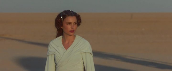 Star Wars Episodio II - L'attacco dei cloni citazioni e dialoghi di George Lucas, con Natalie Portman, Padmé Amidala, Tatooine deserto
