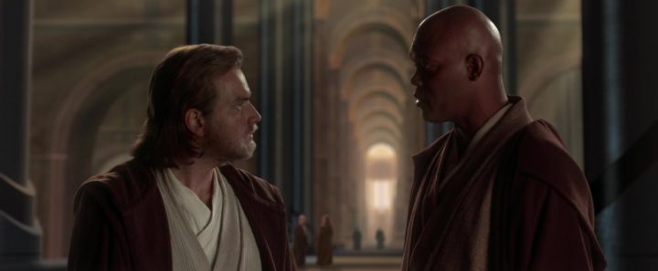 Star Wars Episodio II - L'attacco dei cloni citazioni e dialoghi di George Lucas, con Samuel L. Jackson, Mace Windu, Ewan McGregor, Obi-Wan Kenobi