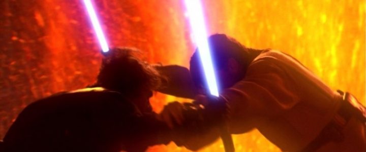 Star Wars Episodio III - La vendetta dei Sith frasi, citazioni e dialoghi, di George Lucas, Anakin, Obi-Wan, Mustafar, combattimento, spade laser