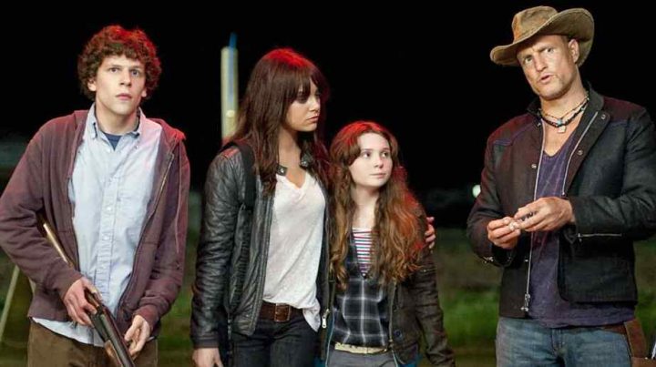 33 regole per sopravvivere a Zombieland, Benvenuti a Zombieland, Woody Harrelson, Jesse Eisenberg, Emma Stone, Abigail Breslin, Amber Heard, Bill Murray