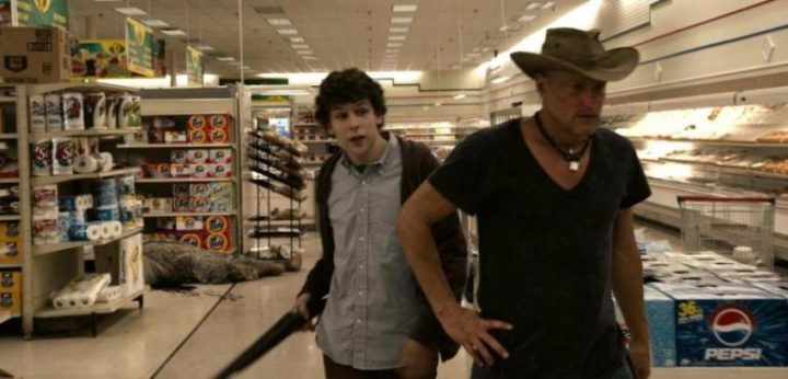 Benvenuti a Zombieland citazioni e dialoghi, Ruben Fleischer, Woody Harrelson, Jesse Eisenberg, Emma Stone, Abigail Breslin, Amber Heard, Bill Murray, pepsi