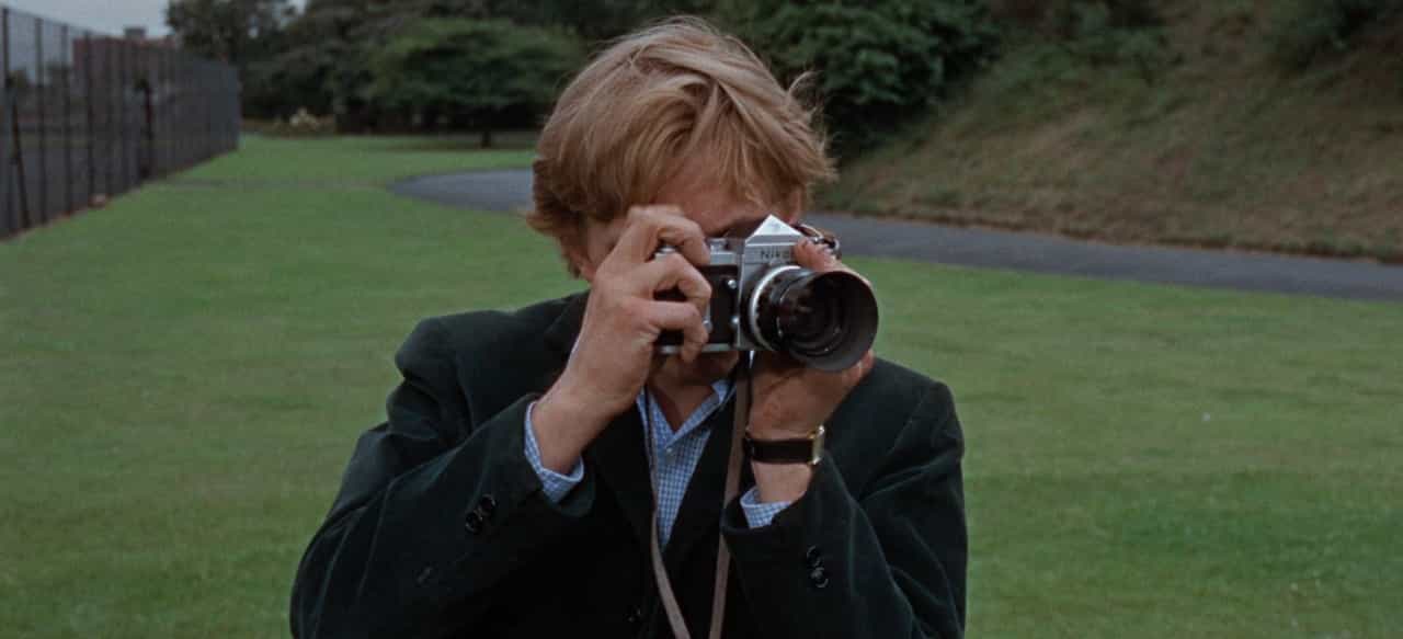 Fotografia. Blow-Up, 1966, Michelangelo Antonioni, David Hemmings, macchina fotografica