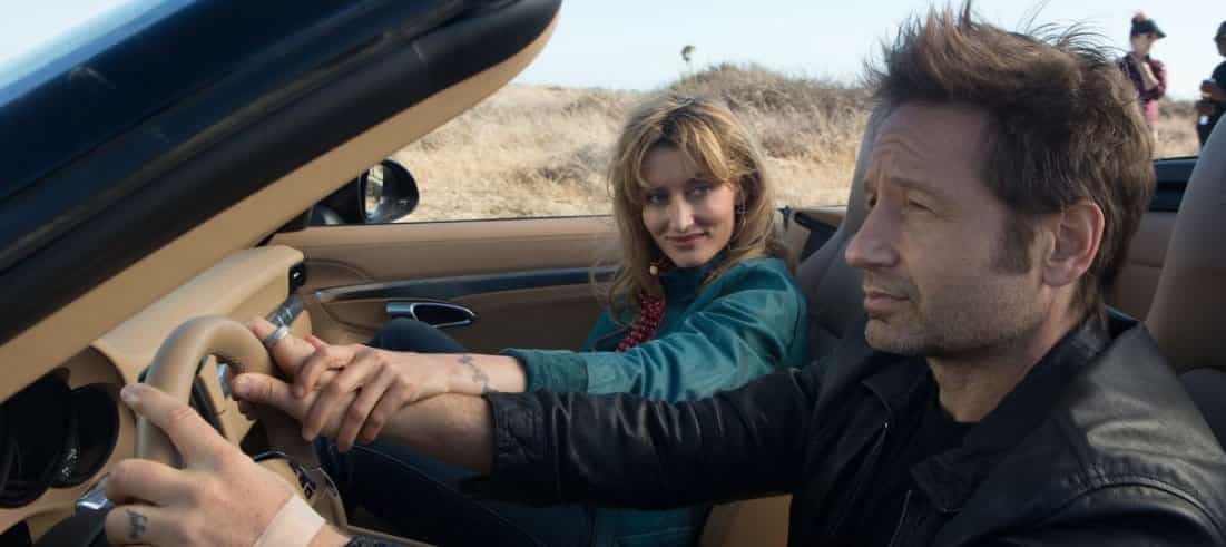 Californication, David Duchovny, Hank Moody, Natascha McElhone, Karen, macchina, volante - Dove sono ambientate le serie tv americane