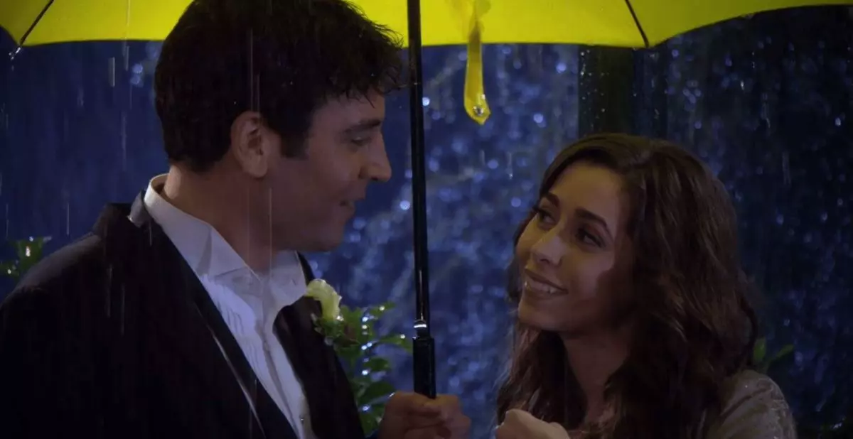 How I Met Your Mother, Josh Radnor, Ted Mosby, Cristin Milioti, Tracy McConnell, ombrello giallo