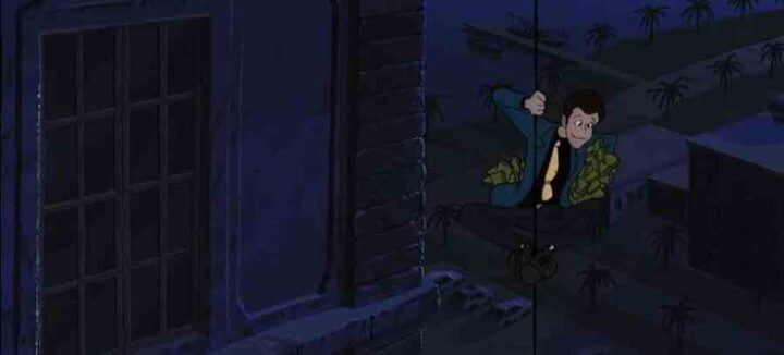 Lupin III - Il castello di Cagliostro, anime, 1979, Hayao Miyazaki, ladro, fuga, denaro, soldi