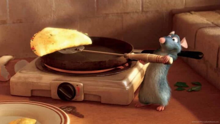 Ratatouille, 2007, Brad Bird, Jan Pinkava, Pixar, Rémy, crêpe - I migliori chef del cinema