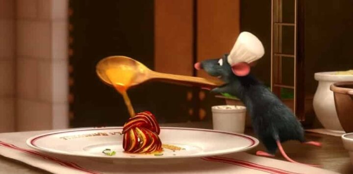 Ratatouille, 2007, Brad Bird, Jan Pinkava, Pixar, Rémy, topo, cuoco