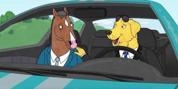 BoJack Horseman, Mr. Peanutbutter, Netflix, macchina