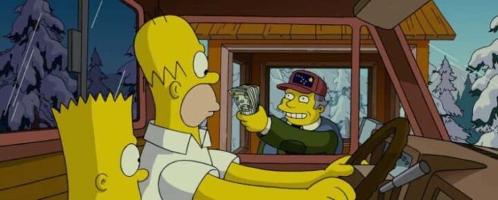 I Simpson - Il film, 2007 diretto da David Silverman, Matt Groening, Bart e Homer Simpson, Alaska - I Simpson - Il film frasi, citazioni e dialoghi