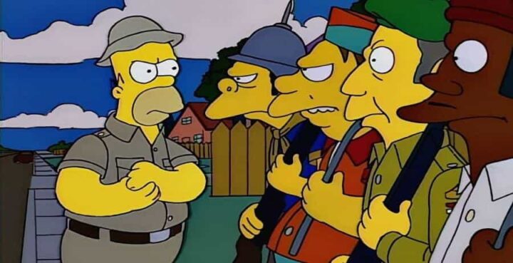 I Simpson quinta stagione frasi e citazioni - I Simpson, quinta stagione, Episodio 11, Homer il vigilante, Skinner, Apu, Barney, Boe