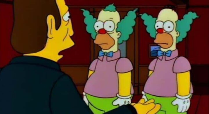 I Simpson sesta stagione frasi, episodio 15, Homer il clown, Krusty