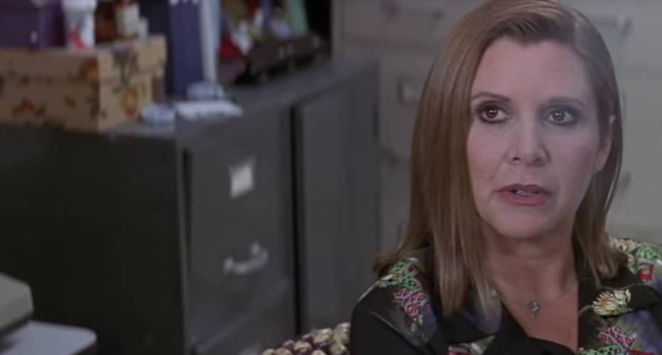 Cameo di Carrie Fisher in Scream 3