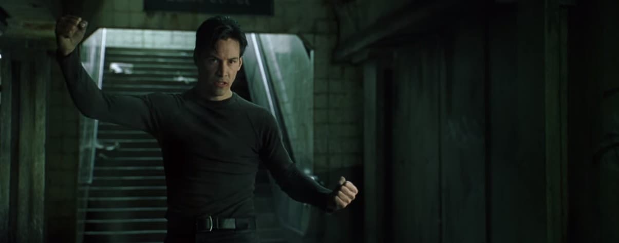 Matrix, 1999, Wachowski, Keanu Reeves, Neo, combattimento