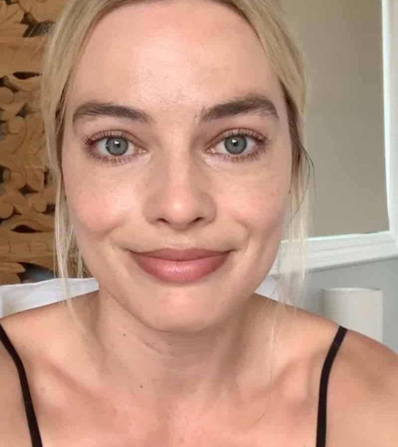 Margot Robbie senza trucco, ecco com’è