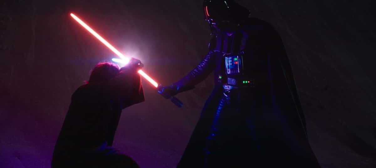 Scontro tra Obi-Wan Kenobi e Darth Vader nella serie tv