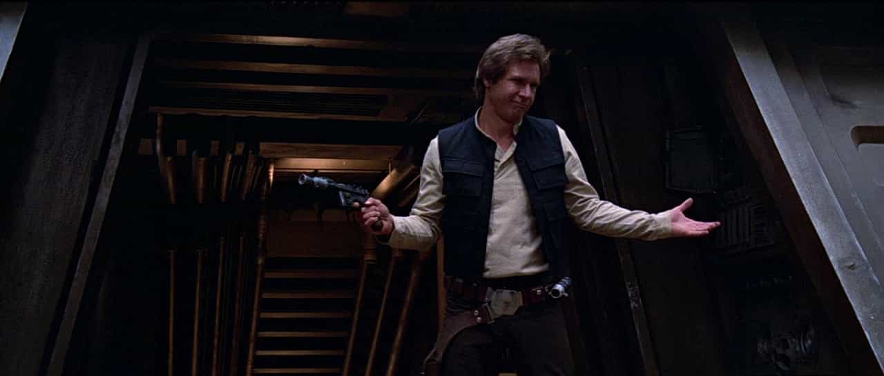 Migliori frasi di Han Solo. Star Wars Episodio VI - Il ritorno dello Jedi, 1983, Richard Marquand, Harrison Ford, Han Solo