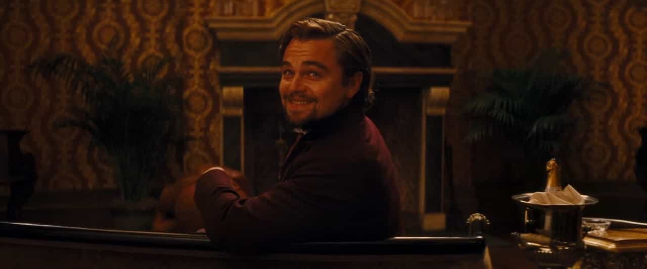 DiCaprio e la scena del bicchiere in Django, 2012, Quentin Tarantino, Leonardo DiCaprio, Calvin Candie, sorriso