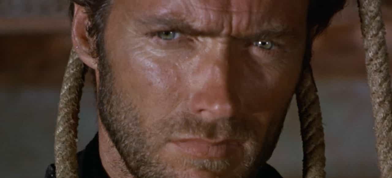 Il buono il brutto il cattivo, 1966, Sergio Leone, Clint Eastwood, il Biondo, corda, cappio